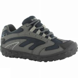 Hi-Tec Kids Meridian Low WP Shoe Charcoal/Navy/Light Grey